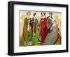 English Noblewomen, 15th-16th Century-Edward May-Framed Giclee Print