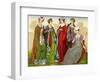 English Noblewomen, 15th-16th Century-Edward May-Framed Giclee Print