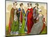 English Noblewomen, 15th-16th Century-Edward May-Mounted Giclee Print