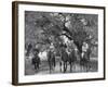 English Novelist and Dramatist W. Somerset Maughm and Horseback Riding-Alfred Eisenstaedt-Framed Photographic Print