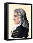 English Novelist Henry Fielding (1707-1754).-null-Framed Stretched Canvas