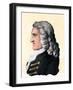 English Novelist Henry Fielding (1707-1754).-null-Framed Giclee Print