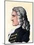 English Novelist Henry Fielding (1707-1754).-null-Mounted Giclee Print