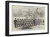 English Officers Drilling Chinese Soldiers at Amoy-null-Framed Giclee Print