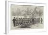 English Officers Drilling Chinese Soldiers at Amoy-null-Framed Giclee Print