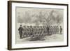 English Officers Drilling Chinese Soldiers at Amoy-null-Framed Giclee Print