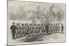 English Officers Drilling Chinese Soldiers at Amoy-null-Mounted Giclee Print