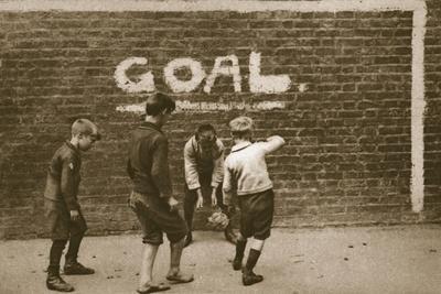 Boys Playing in the East End, from 'Wonderful London', Published 1926-27 (Photogravure)