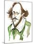English playwright and poet William Shakespeare(1564-1616); caricature-Neale Osborne-Mounted Giclee Print