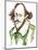 English playwright and poet William Shakespeare(1564-1616); caricature-Neale Osborne-Mounted Giclee Print