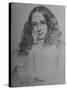 English Poet Elizabeth Barrett Browning-Field Talfourd-Stretched Canvas