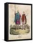 English Royalty King Edgar I the Peaceful or Peaceable of England with Youthful Attendant-null-Framed Stretched Canvas