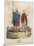 English Royalty King Edgar I the Peaceful or Peaceable of England with Youthful Attendant-null-Mounted Art Print