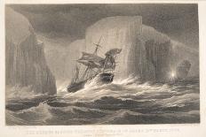 The Erebus Passing through the Chain of Bergs, 13Th March, 1842, from Voyage of Discovery and Resea-English School-Giclee Print