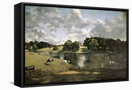 English School. Wivenhoe Park, Essex-John Constable-Framed Stretched Canvas