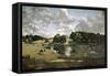 English School. Wivenhoe Park, Essex-John Constable-Framed Stretched Canvas