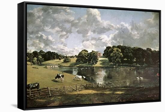 English School. Wivenhoe Park, Essex-John Constable-Framed Stretched Canvas