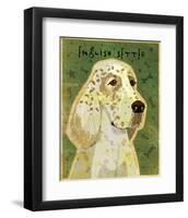 English Setter-John Golden-Framed Giclee Print