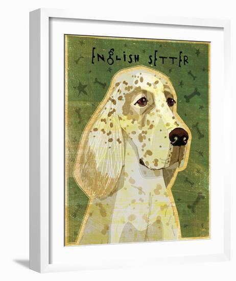 English Setter-John Golden-Framed Giclee Print