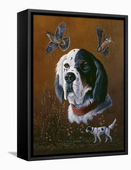 English Setter-Wilhelm Goebel-Framed Stretched Canvas