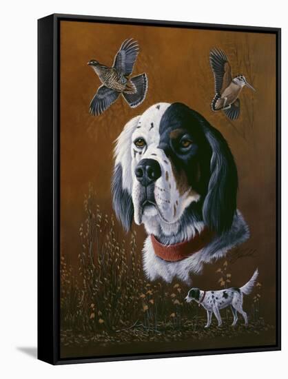 English Setter-Wilhelm Goebel-Framed Stretched Canvas