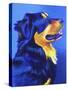 English Shepherd - Donut-Dawgart-Stretched Canvas