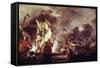 English Ship and Barbary Pirates-William Vandevelde-Framed Stretched Canvas