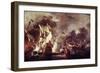 English Ship and Barbary Pirates-William Vandevelde-Framed Giclee Print