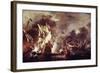 English Ship and Barbary Pirates-William Vandevelde-Framed Giclee Print