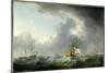 English Ships Running before a Gale-Charles Brooking-Mounted Giclee Print