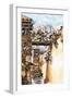 English Soldiers Attacking a City During the Crusades-English School-Framed Giclee Print