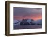 English Strait at sunset, Antarctica, Polar Regions-Sergio Pitamitz-Framed Photographic Print