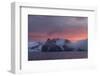 English Strait at sunset, Antarctica, Polar Regions-Sergio Pitamitz-Framed Photographic Print