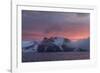 English Strait at sunset, Antarctica, Polar Regions-Sergio Pitamitz-Framed Photographic Print