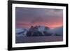 English Strait at sunset, Antarctica, Polar Regions-Sergio Pitamitz-Framed Photographic Print