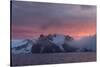English Strait at sunset, Antarctica, Polar Regions-Sergio Pitamitz-Stretched Canvas