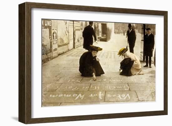 English Suffragettes, 1912-null-Framed Photo