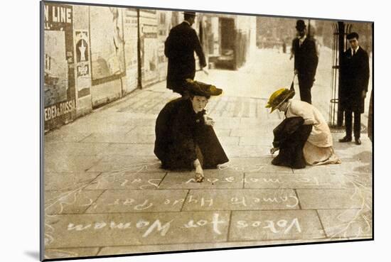 English Suffragettes, 1912-null-Mounted Photo