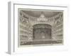 English Theatricals at Paris, the Salle Ventador-null-Framed Giclee Print