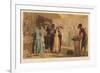 English Tourists in the Bazaar at Istanbul-null-Framed Premium Giclee Print