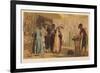 English Tourists in the Bazaar at Istanbul-null-Framed Premium Giclee Print