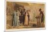 English Tourists in the Bazaar at Istanbul-null-Mounted Premium Giclee Print