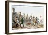 English Troops Attacking a French Town, Hundred Years War, 1337-1453-null-Framed Giclee Print
