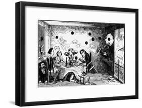 English View-George Cruikshank-Framed Art Print