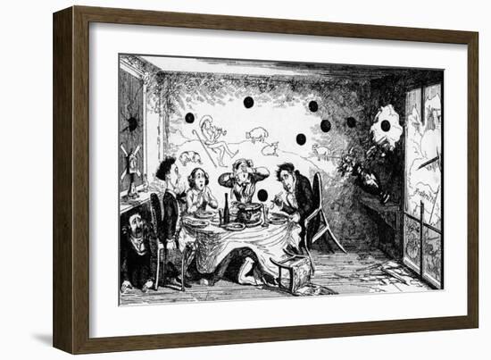 English View-George Cruikshank-Framed Art Print