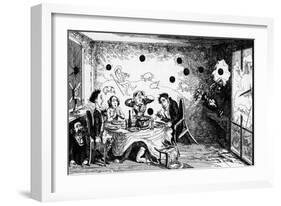 English View-George Cruikshank-Framed Art Print