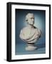 English White Marble Bust of Sir Isaac Newton (1643-1727)-Joseph Wilton-Framed Giclee Print