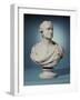 English White Marble Bust of Sir Isaac Newton (1643-1727)-Joseph Wilton-Framed Giclee Print