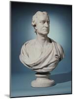 English White Marble Bust of Sir Isaac Newton (1643-1727)-Joseph Wilton-Mounted Giclee Print