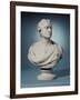 English White Marble Bust of Sir Isaac Newton (1643-1727)-Joseph Wilton-Framed Giclee Print